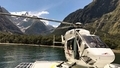 Helicopter on boat