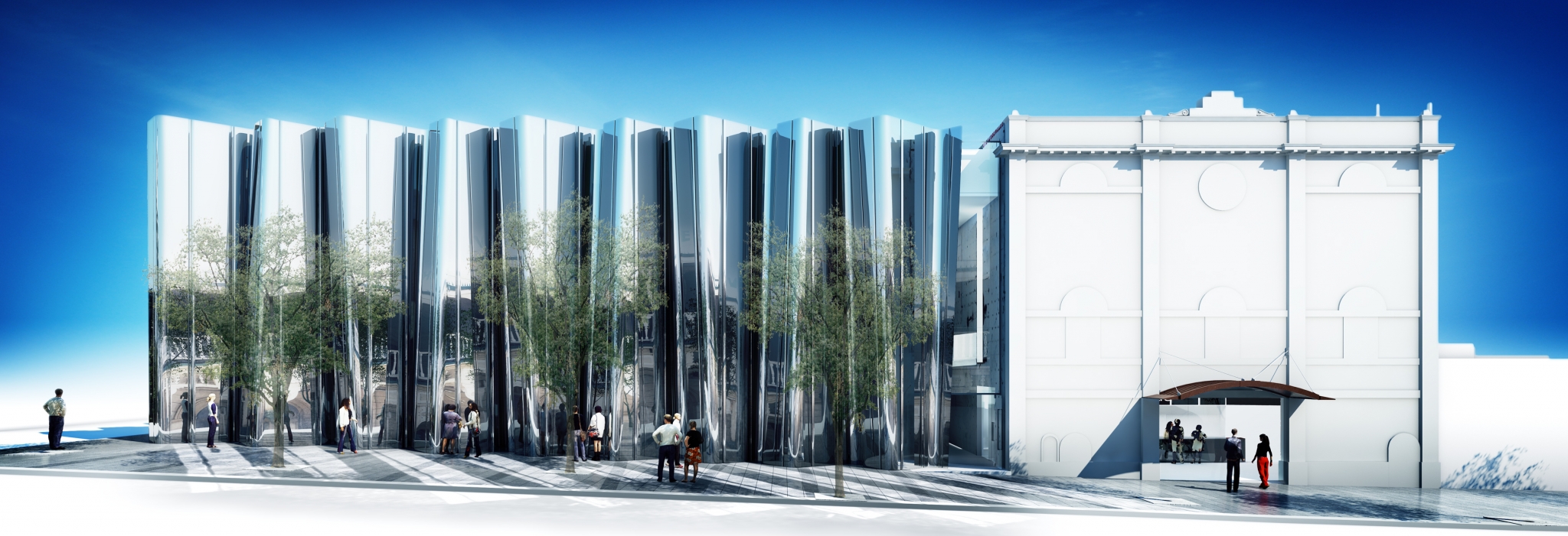 Architects Impression, The Len Lye Centre